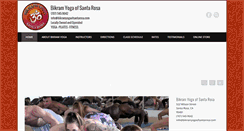 Desktop Screenshot of bikramyogaofsantarosa.com