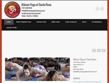 Tablet Screenshot of bikramyogaofsantarosa.com